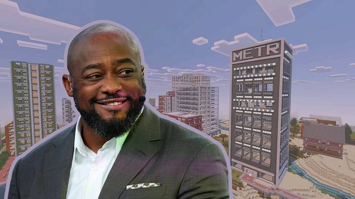Tomlin and his sons have been working on the Minecraft city for 12 years now. Tomlin and his sons have been working on the Minecraft city for 12 years now.