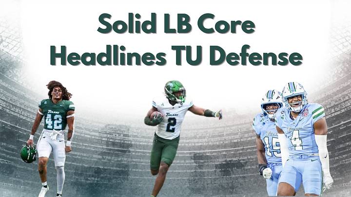 Tulane LBs Makai Williams, Dickson Agu, Chris Rodgers Tulane LBs Makai Williams, Dickson Agu, Chris Rodgers