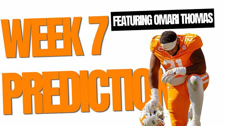 Omari Thomas X Vols on SI SEC Week 7 Predictions 2026 Omari Thomas X Vols on SI SEC Week 7 Predictions 2026