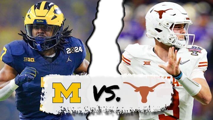 The Michigan Wolverines and Texas Longhorns square off in a Top 10 matchup between two of the blue bloods of college football! The Michigan Wolverines and Texas Longhorns square off in a Top 10 matchup between two of the blue bloods of college football!