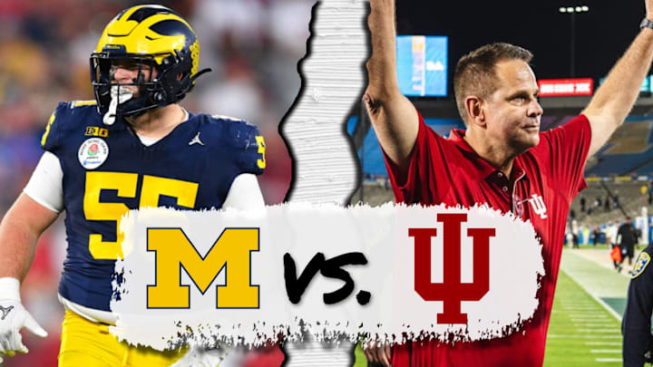The Michigan Wolverines and Indiana Hoosiers are set to square off in Bloomington. The Michigan Wolverines and Indiana Hoosiers are set to square off in Bloomington.