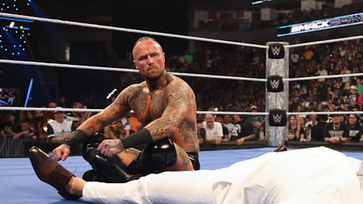 Aleister Black lays out The Miz in return to WWE Aleister Black lays out The Miz in return to WWE