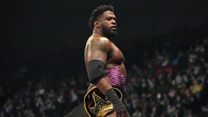 Powerhouse Hobbs in action on AEW Collision