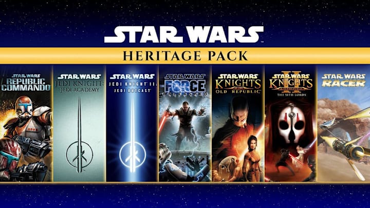 Star Wars: The Heritage Pack with seven different video games from the franchise.
