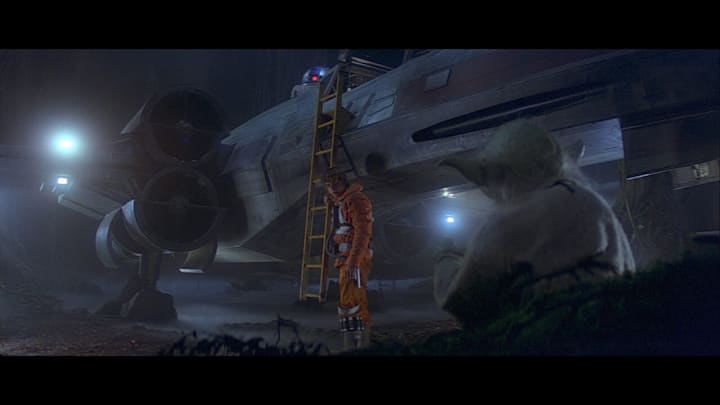 Star Wars: Episode V - The Empire Strikes Back with Luke Skywalker and Jedi Master Yoda. Image Credit: StarWars.com