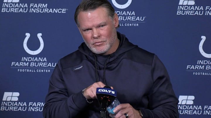 Indianapolis Colts general manager Chris Ballard held is season-ending press conference on Friday, January 10, 2025.