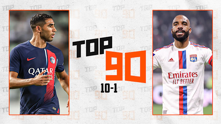 Achraf Hakimi et Alexandre Lacazette font partie des meilleurs joueurs de Ligue 1