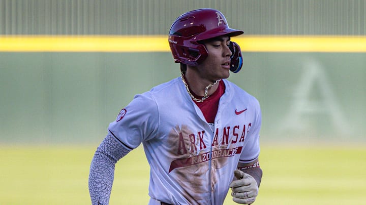 Shortstop Wehiwa Aloy rounds the bases after hitting his team-leading 13th home run against Arkansas Pine-Bluff. Shortstop Wehiwa Aloy rounds the bases after hitting his team-leading 13th home run against Arkansas Pine-Bluff.