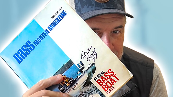 Bass legend Rick Clunn needed a rare 1972 Bassmaster issue, and I had it! Read about how my magazine became part of Clunn’s fishing journey.