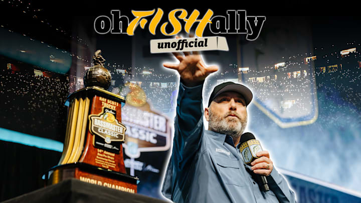 Bassmaster introduces the “Oh-Fish-ally, Unofficial” podcast hosted by Dave Mercer. Get unfiltered, behind-the-scenes conversations with top pros and industry insiders.