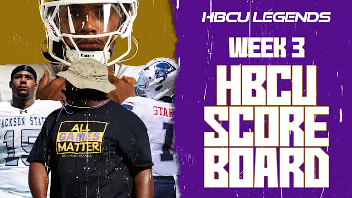 HBCU FOOTBALL SCOREBOARD FOR WEEK 3