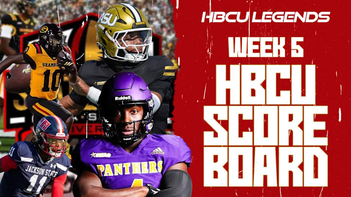 2025 HBCU SCOREBOARD WEEK 5