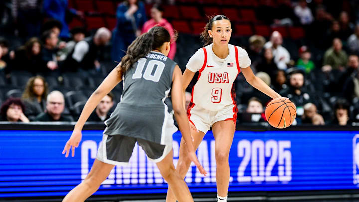 Clackamas product Jazzy Davidson led all scorers at the 2025 Nike Hoop Summit with 17 points in Team USA's win.