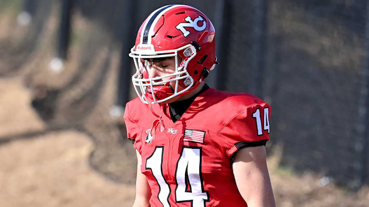 Andrew Esposito of New Canaan, last season’s MaxPreps Connecticut Player of the Year, is one of the top receivers heading into the 2025 season.