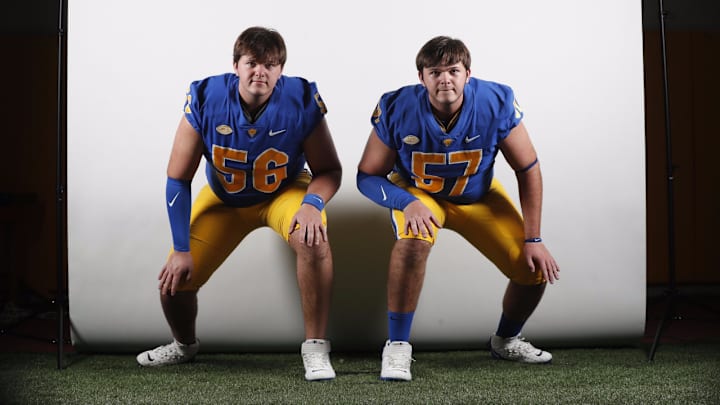Pitt Football Twin Walk-On Offensive Line Duo Brody and Graysen Riffe
