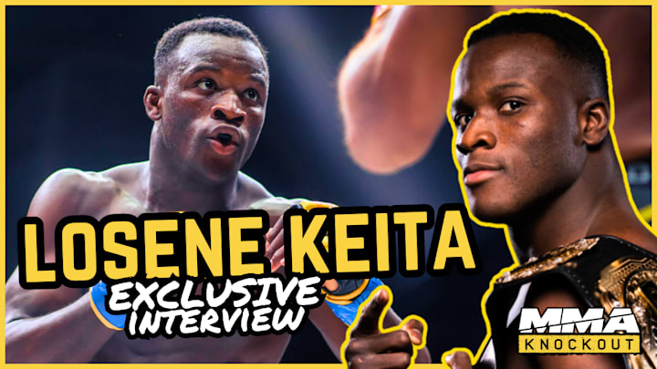 Losene Keita competes in the OKTAGON Tipsport Gamechanger Semifinal