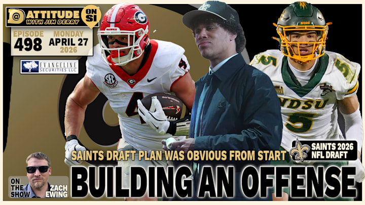 On the Dattitude Podcast with Jim Derry, the Dat Famliy discussed their initial thoughts on drafting Jordyn Tyson at No. 8 and all the other weapons to surround Tyler Shough.