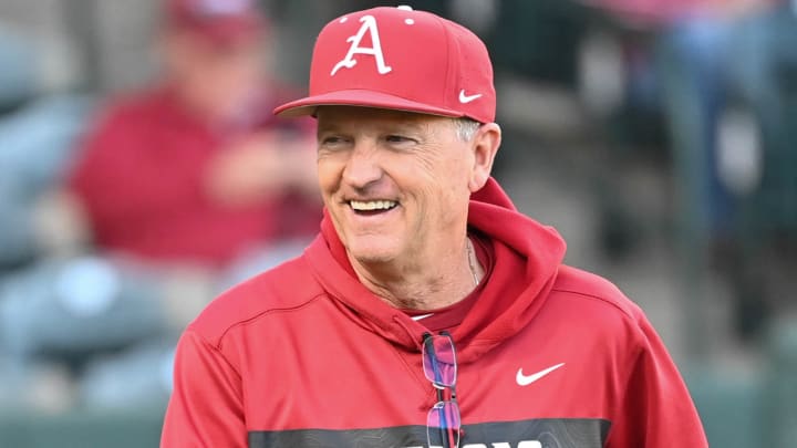 Arkansas Razorbacks coach Dave Van Horn before Thursday night's series opener against the LSU Tigers in Baum-Walker Stadium in Fayetteville, Ark. Arkansas Razorbacks coach Dave Van Horn before Thursday night's series opener against the LSU Tigers in Baum-Walker Stadium in Fayetteville, Ark.