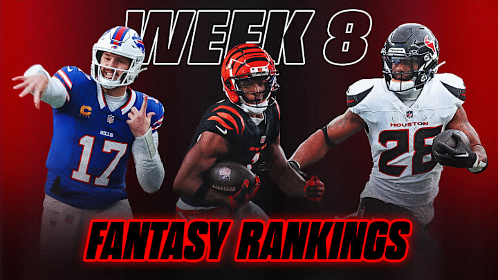 Fantasy Player Rankings: Week 8