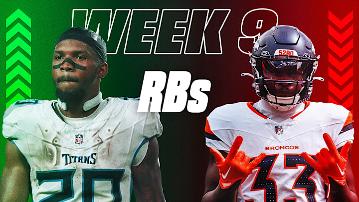 Tony Pollard (left) is a start in fantasy this week while Javonte Williams (right) is a sit. 