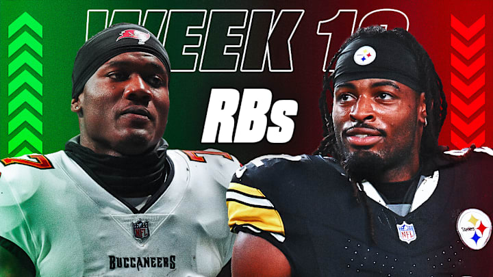 Bucky Irving (left) is a start this week while Najee Harris (right) is a sit. Bucky Irving (left) is a start this week while Najee Harris (right) is a sit.