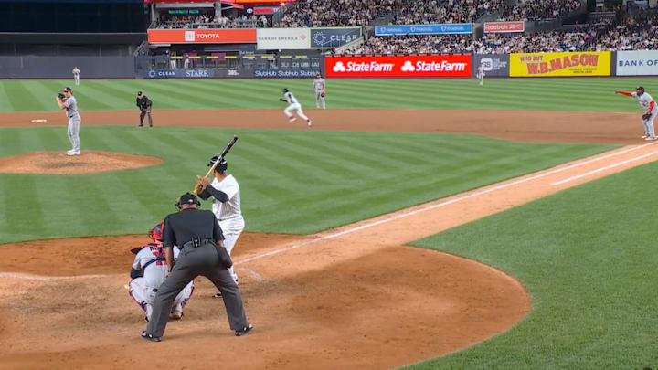 Jose Caballero got the jump of the century against the Nationals.