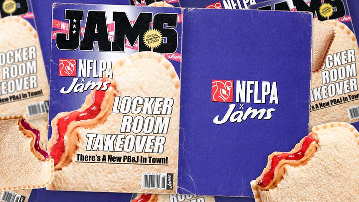 Jams is the official peanut butter-and-jelly sandwich of the NFLPA after reaching an agreement with the Players’ Association.