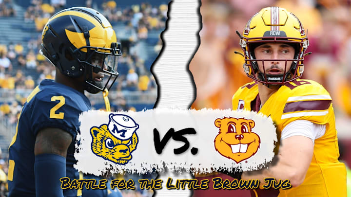 Michigan and Minnesota renew one of the oldest rivalries in college football in the "Battle for the Little Brown Jug" Michigan and Minnesota renew one of the oldest rivalries in college football in the "Battle for the Little Brown Jug"
