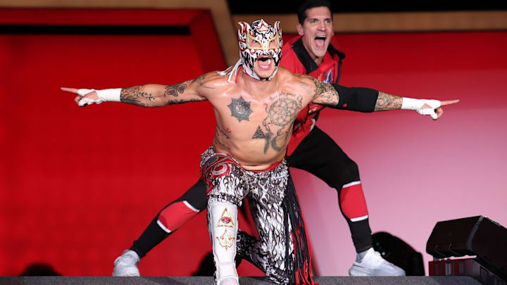 Rey Fenix on the 7/20 episode of AEW Collision Rey Fenix on the 7/20 episode of AEW Collision