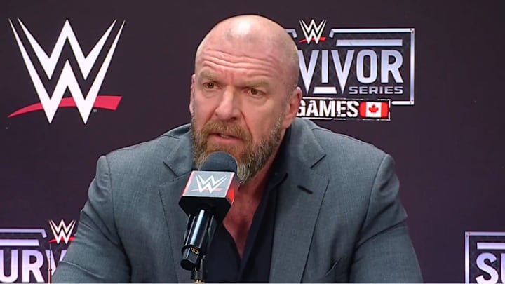 Paul 'Triple H' Levesque at the Survivor Series Press Conference 