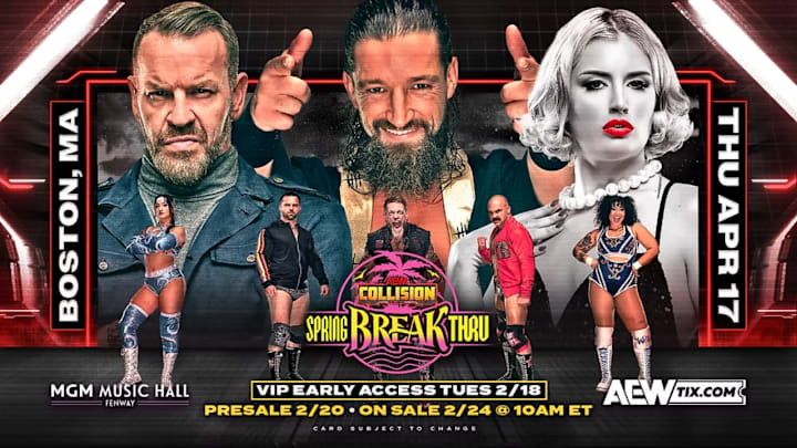 Collision to air live Thursday, April 17 according to TNT Collision to air live Thursday, April 17 according to TNT