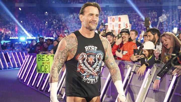CM Punk at Elimination Chamber 2025