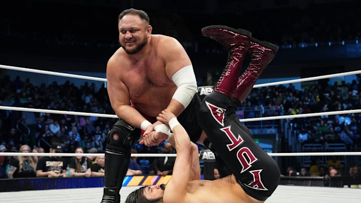 Samoa Joe on 4/9/25 AEW Dynamite Samoa Joe on 4/9/25 AEW Dynamite