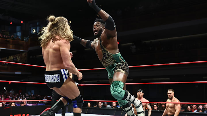 Powerhouse Hobbs to main event AEW Collision Powerhouse Hobbs to main event AEW Collision