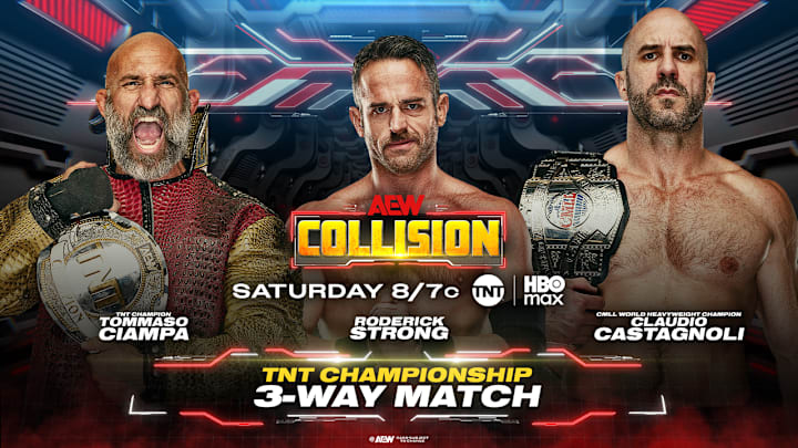 AEW Collision TNT Championship 3-Way Match