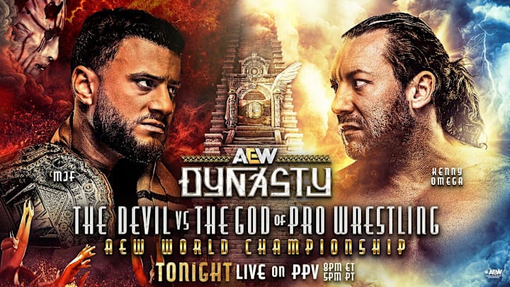 MJF vs. Kenny Omega for the AEW World Championship at Dynasty MJF vs. Kenny Omega for the AEW World Championship at Dynasty