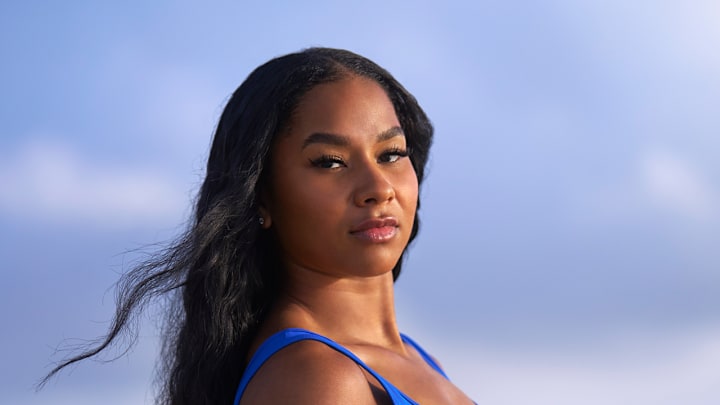 Jordan Chiles was photographed by Ben Horton at The Boca Raton.