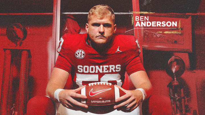 Oklahoma long snapper Ben Anderson Oklahoma long snapper Ben Anderson