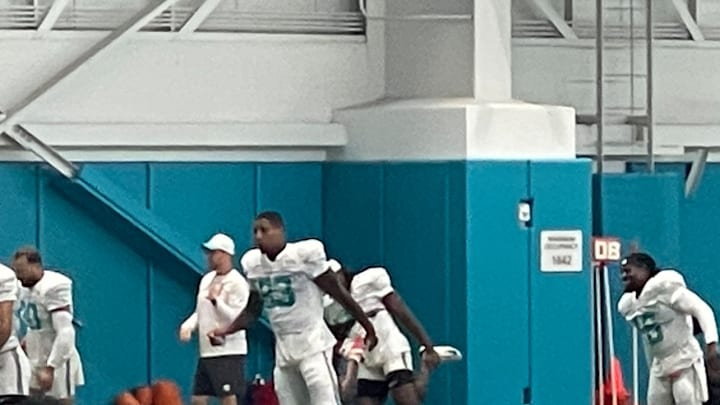 Darren Waller was at Miami Dolphins practice for the first time late in training camp. Darren Waller was at Miami Dolphins practice for the first time late in training camp.