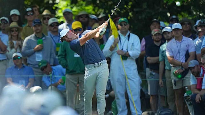 Rory McIlroy on Sunday at Augusta National.