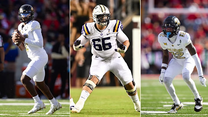 Sanders, Campbell and Hunter are three of the top players in the 2025 NFL draft class.