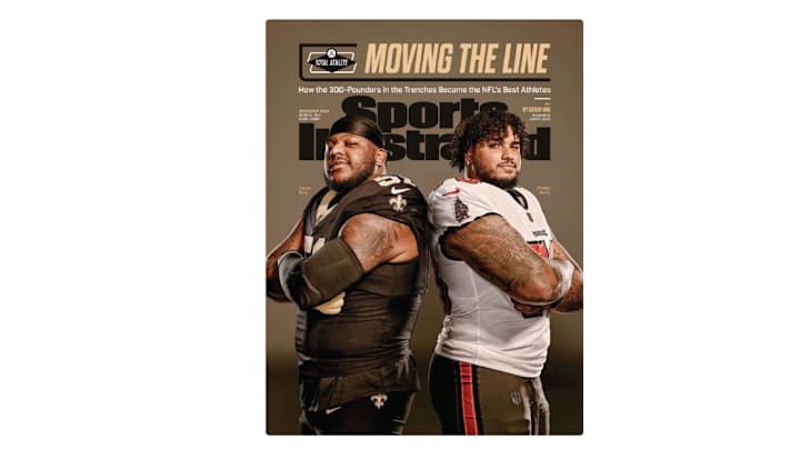 Cesar Ruiz and Tristan Wirfs are the cover athletes of the 2024 Total Athlete Cover Issue for Sports Illustrated