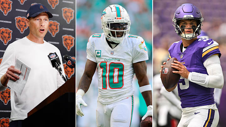 Bears coach Ben Johnson, Dolphins’ Tyreek Hill and Vikings’ J.J. McCarthy are among those who could have the most impact on the upcoming season.