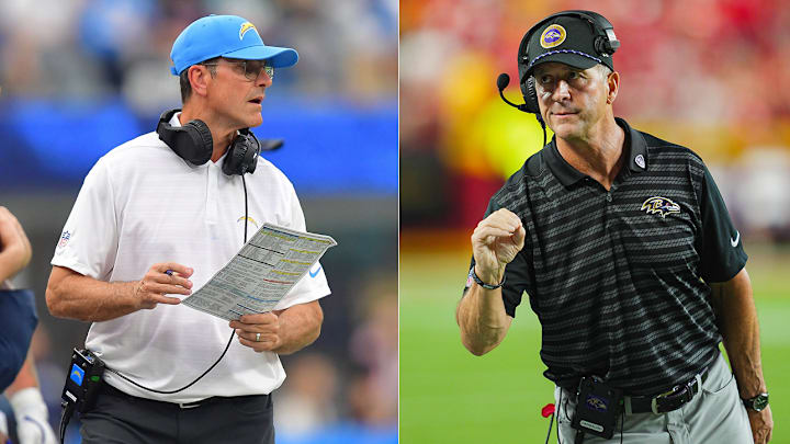 Jim and John Harbaugh will square off again after famously meeting in the Super Bowl 12 years ago.
