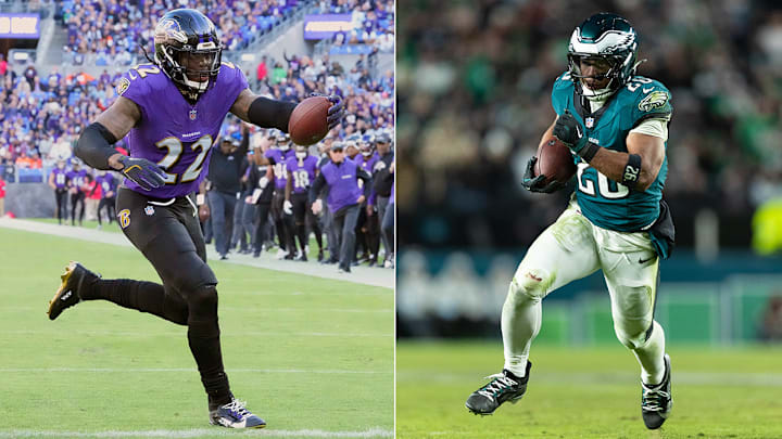 Henry and Barkley are both chasing 2,000-yard rushing seasons. 