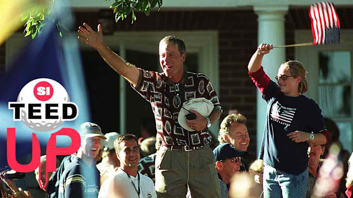 Ben Crenshaw, pictured after the U.S. Ryder Cup victory in 1999, believes players should not be paid in the biennial matches. Ben Crenshaw, pictured after the U.S. Ryder Cup victory in 1999, believes players should not be paid in the biennial matches.