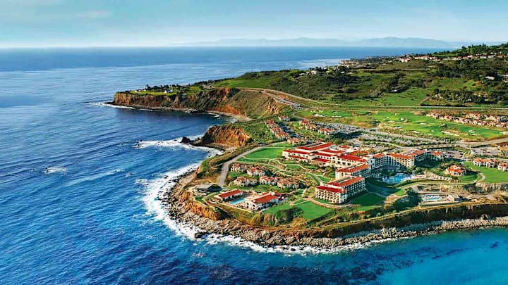 Terranea Resort has nine holes and more than 500 rooms on the Pacific coastline.