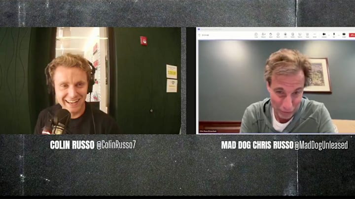 Chris "Mad Dog" Russo had no probem calling out his son, Colin, during a recent interview.