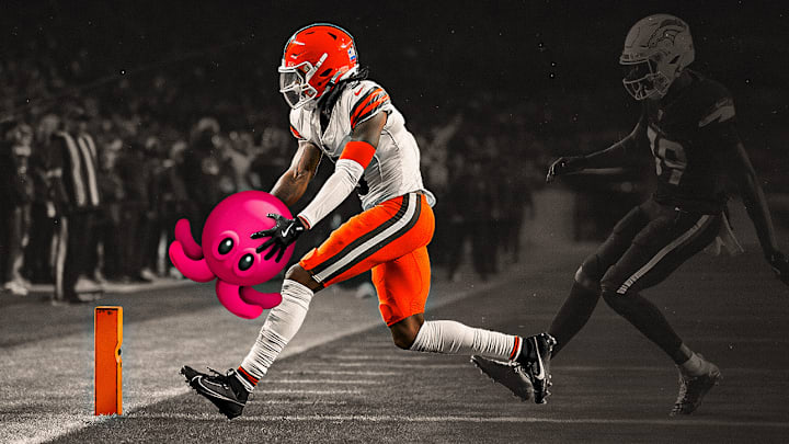 Jerry Jeudy set an NFL record in his first game against his former team. Jerry Jeudy set an NFL record in his first game against his former team.