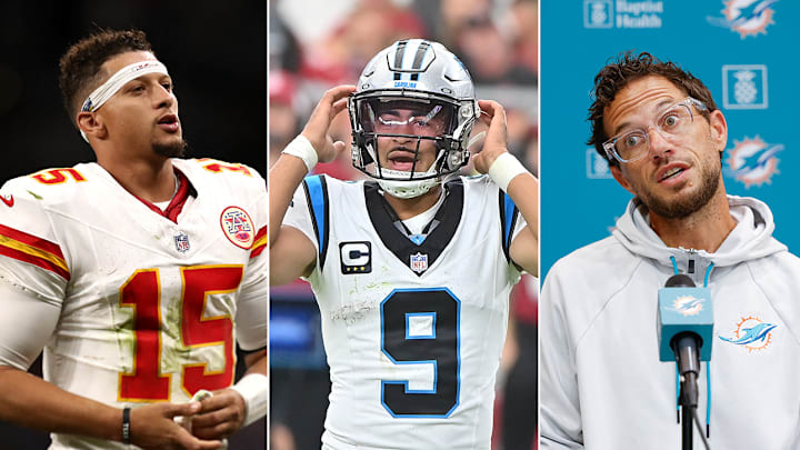 Patrick Mahomes, Bryce Young and Mike McDaniel are all staring at 0–2 records.